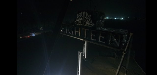 Highest Dual Billboard on Unipole Installed at Eighteen Islamabad